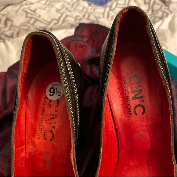 C’N’C 90's Y2K costume international chain buckle chunky high heeled shoesNWOT - Picture 9 of 14